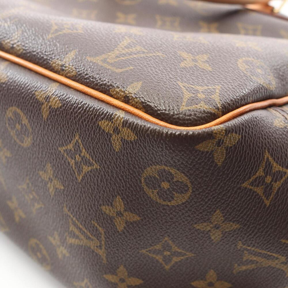 LOUIS VUITTON Authentic Brown Monogram Leather Deauville Bag - Picture 8 of 11